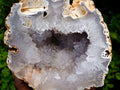 Polished Large Agate with Crystalline Centred Geode x 1 From Maintirano, Madagascar