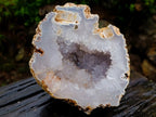 Polished Large Agate with Crystalline Centred Geode x 1 From Maintirano, Madagascar