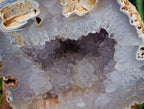 Polished Large Agate with Crystalline Centred Geode x 1 From Maintirano, Madagascar