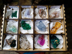 Polished Mix of African Minerals and Crystals Set of 12 x 1 From Southern Africa