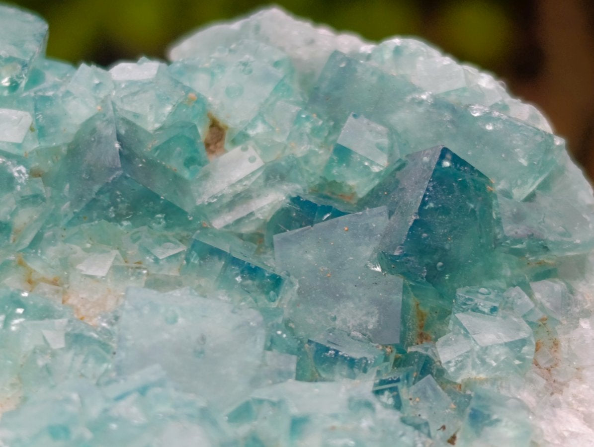 Natural Cabinet Size Cubic Fluorite Specimen x 1 From Mandrosonoro Madagascar