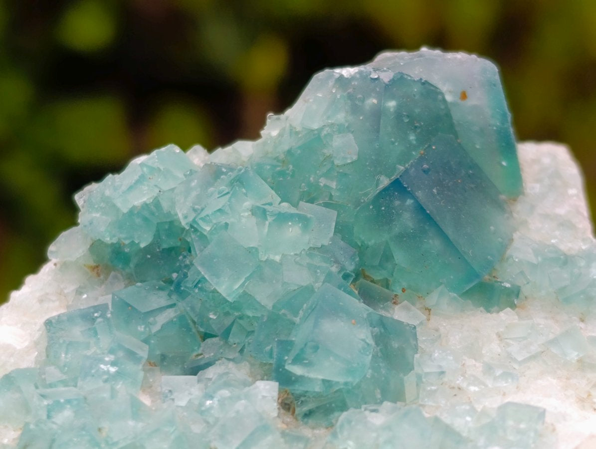 Natural Cabinet Size Cubic Fluorite Specimen x 1 From Mandrosonoro Madagascar