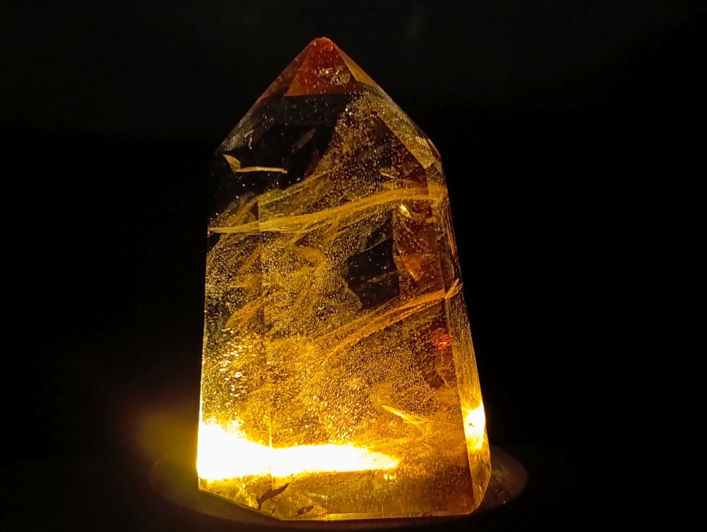 Polished Two Tone Smokey Quartz Crystal x 1 From Madagascar