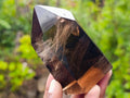 Polished Two Tone Smokey Quartz Crystal x 1 From Madagascar