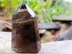 Polished Two Tone Smokey Quartz Crystal x 1 From Madagascar