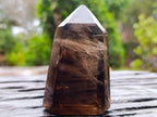 Polished Two Tone Smokey Quartz Crystal x 1 From Madagascar