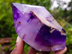 Polished Double Terminated Amethyst Window Crystal x 1 From Akansobe, Madagascar