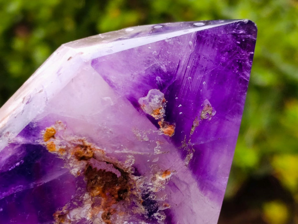 Polished Double Terminated Amethyst Window Crystal x 1 From Akansobe, Madagascar