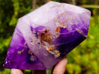 Polished Double Terminated Amethyst Window Crystal x 1 From Akansobe, Madagascar