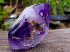 Polished Double Terminated Amethyst Window Crystal x 1 From Akansobe, Madagascar