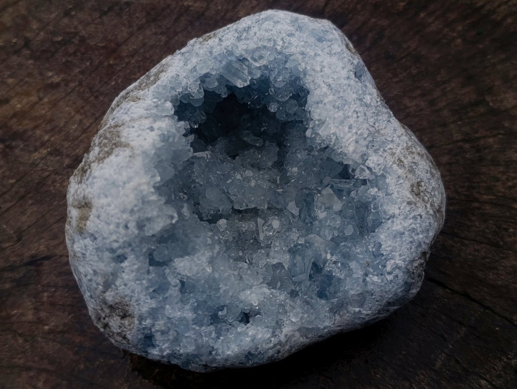 Natural Cabinet Size Blue Celestite Geode Specimen x 1 From Sakoany Madagascar