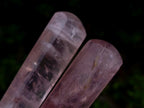 Polished Pair of Gemmy Pink Rose Quartz Crystal Massage Wands x 1 From Ambatondrazaka, Madagascar