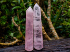 Polished Pair of Gemmy Pink Rose Quartz Crystal Massage Wands x 1 From Ambatondrazaka, Madagascar