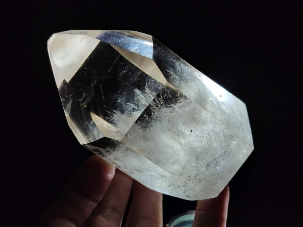 Polished Wispy Smokey Quartz Crystal x 1 From Anzojorobe, Madagascar