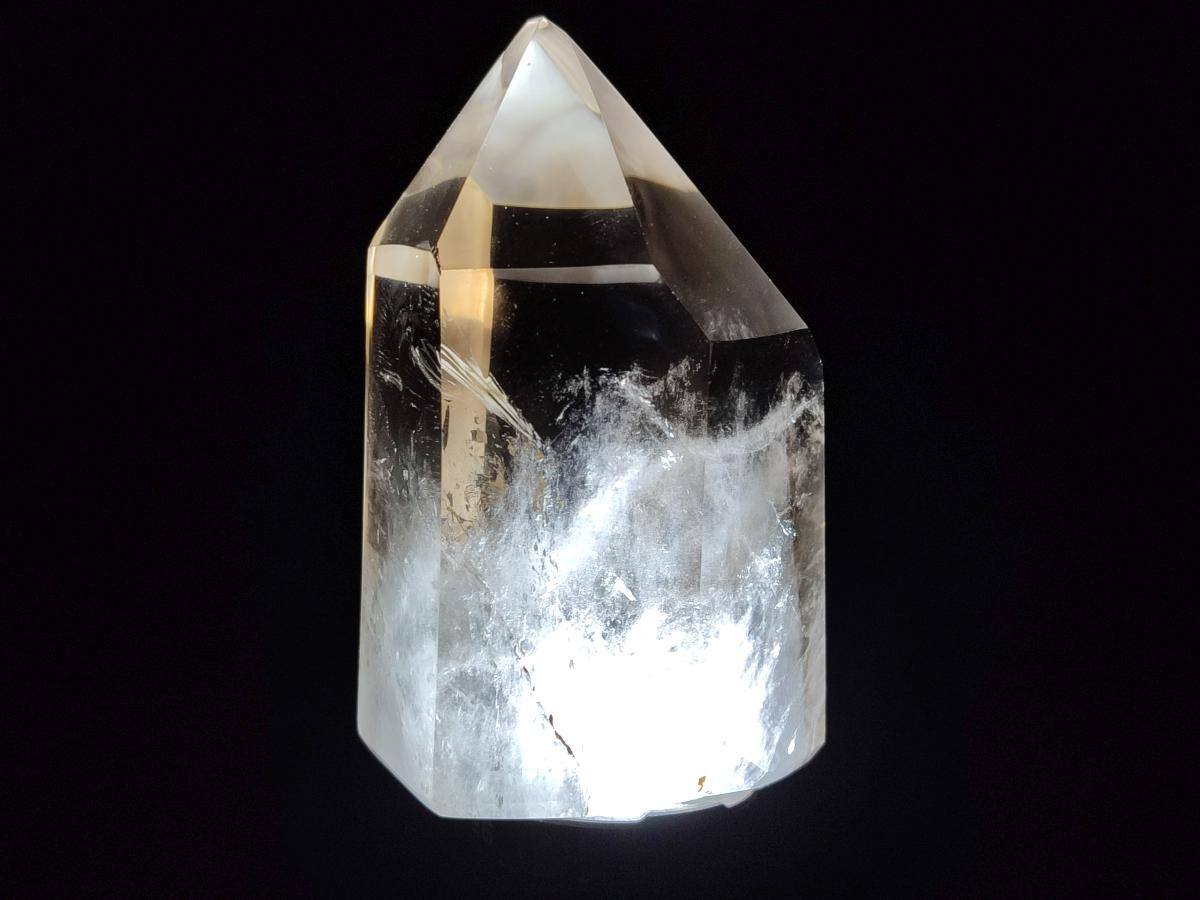 Polished Wispy Smokey Quartz Crystal x 1 From Anzojorobe, Madagascar