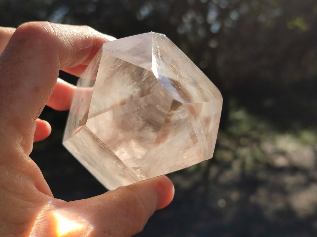 Polished Wispy Smokey Quartz Crystal x 1 From Anzojorobe, Madagascar