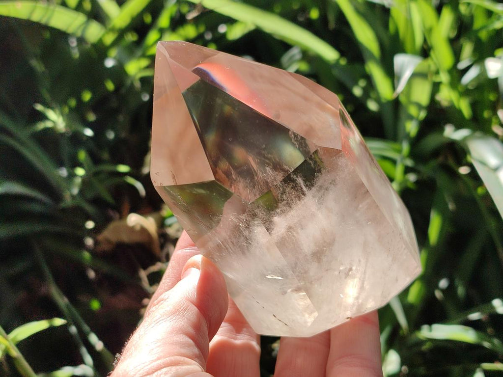 Polished Wispy Smokey Quartz Crystal x 1 From Anzojorobe, Madagascar