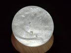 Polished Rainbow Veiled Rock Crystal Ball x 1 From Madagascar