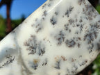 Polished Dendritic White Opal Standing Display Piece x 1 From Madagascar