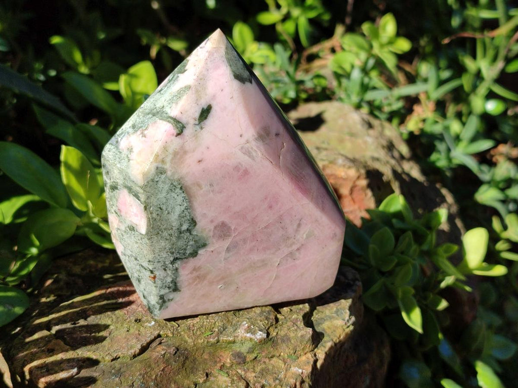 Polished Pink Moonstone Feldspar Crystal x 1 From Madagascar