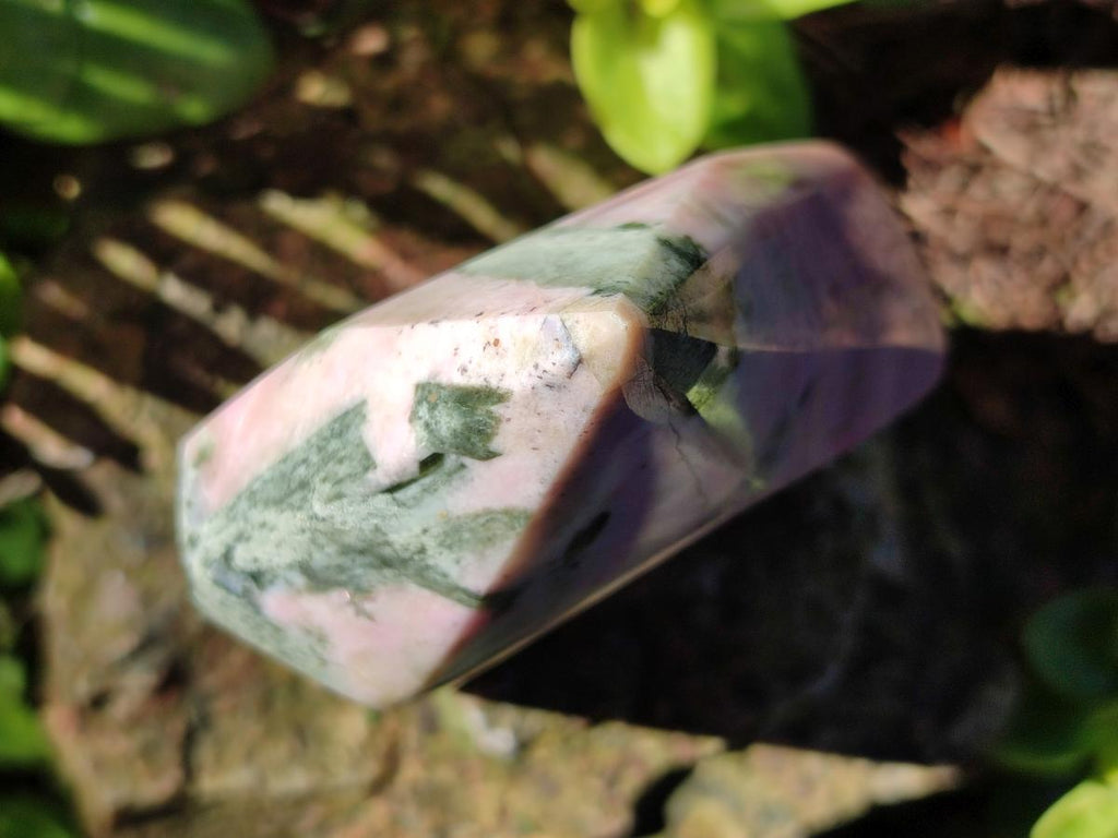 Polished Pink Moonstone Feldspar Crystal x 1 From Madagascar