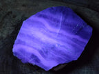 Polished Watermelon Fluorite Slice and a Natural Specimen x 2 From Uis, Namibia