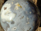 Polished XL Rare Ocean Jasper Sphere with Natural Vugs x 1 From Madagascar