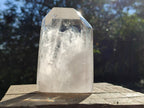 Polished Large Tabular Clear Quartz Crystal x 1 From Madagascar