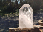 Polished Large Tabular Clear Quartz Crystal x 1 From Madagascar