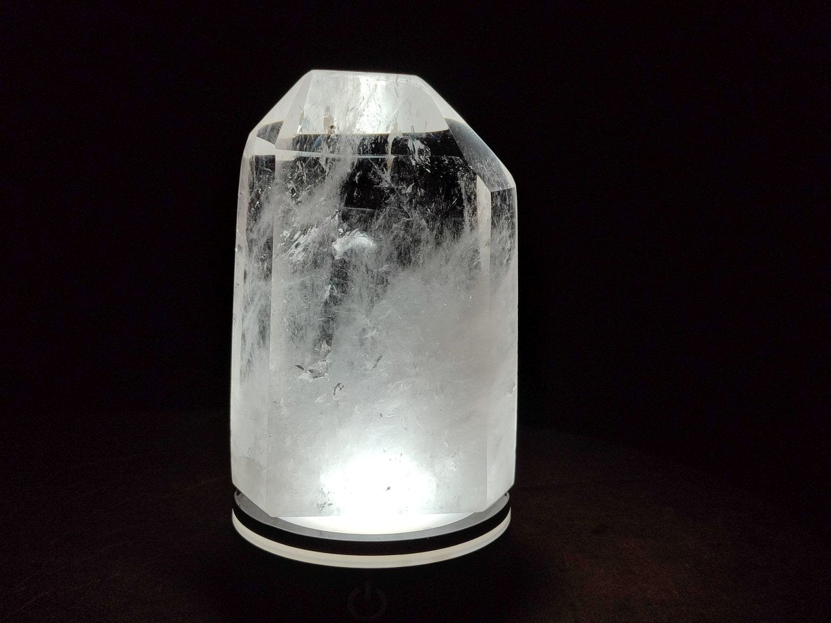 Polished Large Tabular Clear Quartz Crystal x 1 From Madagascar