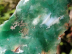 Polished One Side Mtorolite Emerald Chrysoprase Slice x 1 From Mutorashanga, Zimbabwe