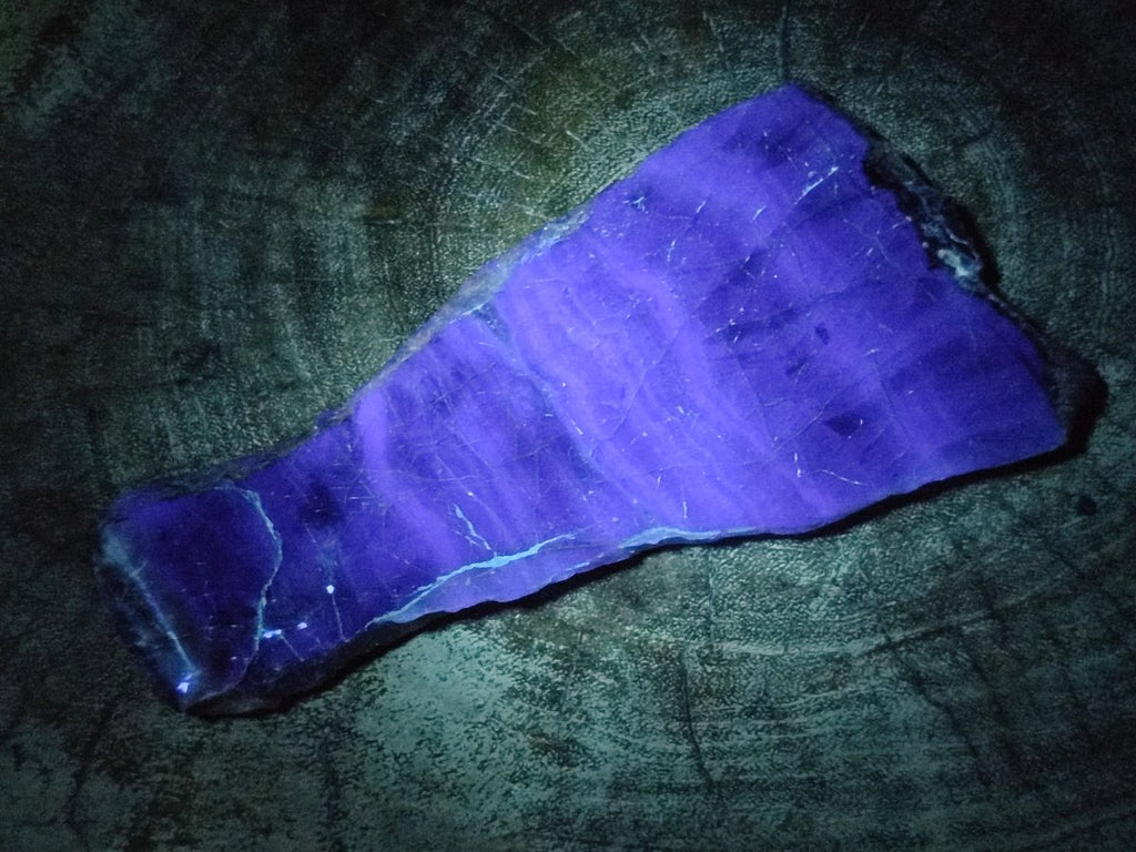 Polished Translucent Watermelon Fluorite Slice x 1 From Uis, Namibia