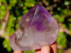 Polished Smokey Amethyst Twin Window Quartz Crystal x 1 From Akansobe Madagascar