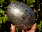 Polished Large Basalt and Pyrite Pharaoh Free Form x 1 From Iron Duke Mine, Zimbabwe