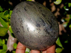 Polished Large Basalt and Pyrite Pharaoh Free Form x 1 From Iron Duke Mine, Zimbabwe