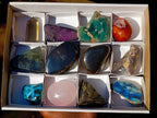Polished Mix of African Minerals and Crystals Set of 12 x 1 From Southern Africa