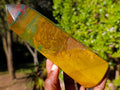 Polished Rare Yellow Ocean Jasper Display Crystal x 1 From Madagascar