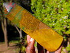 Polished Rare Yellow Ocean Jasper Display Crystal x 1 From Madagascar