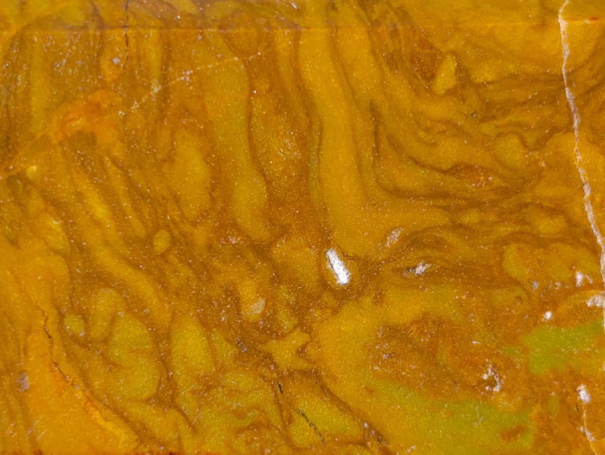 Polished Rare Yellow Ocean Jasper Display Crystal x 1 From Madagascar