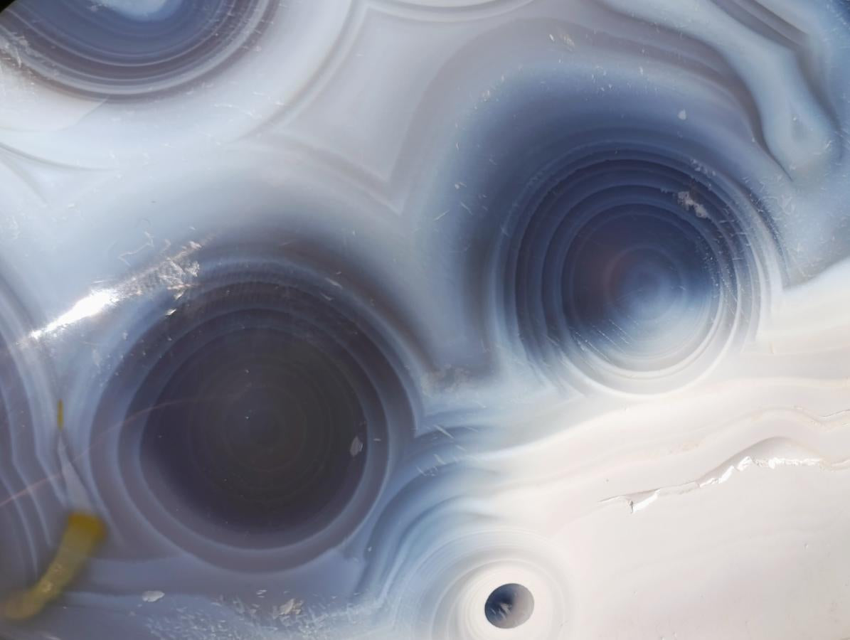 Polished Banded Agate Standing Display Piece x 1 From Maintirano, Madagascar