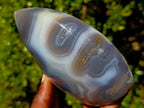 Polished Banded Agate Standing Display Piece x 1 From Maintirano, Madagascar