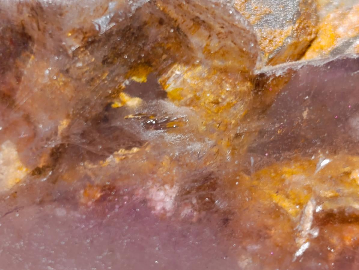 Polished Large Cascading Window Amethyst Cluster with Enhydro x 1 From Akansobe, Madagascar