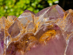 Polished Large Cascading Window Amethyst Cluster with Enhydro x 1 From Akansobe, Madagascar