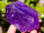Polished Double Terminated Amethyst Window Crystal x 1 From Akansobe, Madagascar