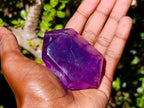 Polished Double Terminated Amethyst Window Crystal x 1 From Akansobe, Madagascar