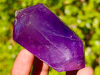 Polished Double Terminated Amethyst Window Crystal x 1 From Akansobe, Madagascar