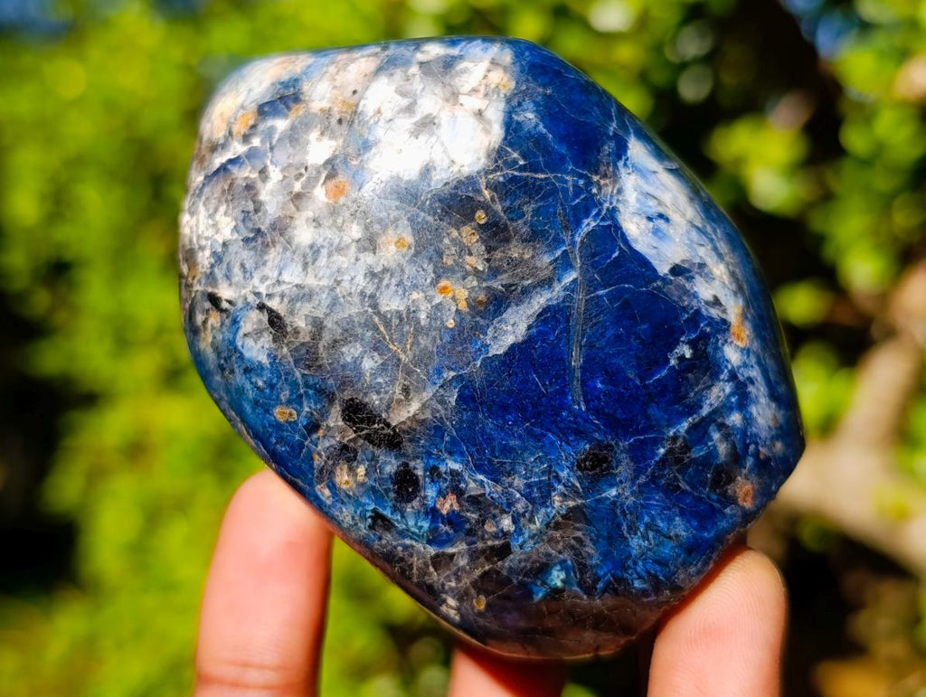 Polished Super Rare Deep Blue Dumortierite Standing Display Piece x 1 From Madagascar