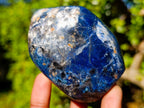 Polished Super Rare Deep Blue Dumortierite Standing Display Piece x 1 From Madagascar