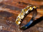 Hand Made Faceted Citrine Silver Ring - Sold Per Item - From South Africa