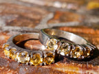 Hand Made Faceted Citrine Silver Ring - Sold Per Item - From South Africa